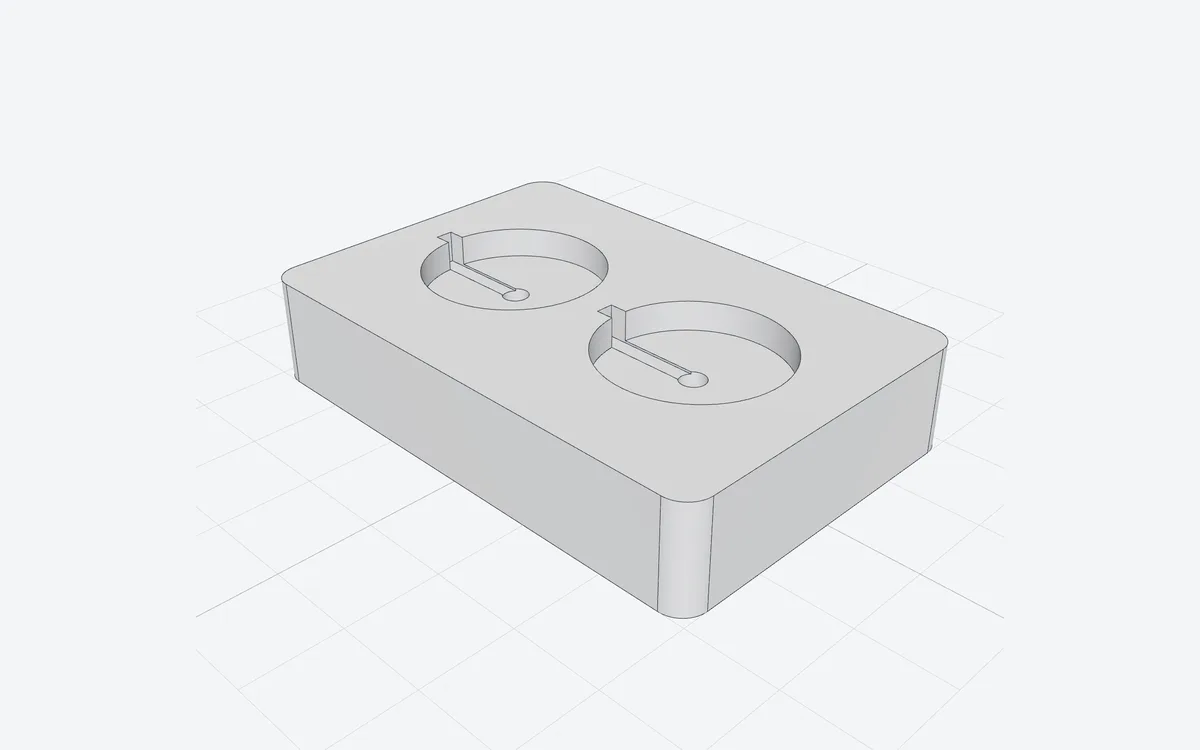 Support de test pour pile bouton CR2032